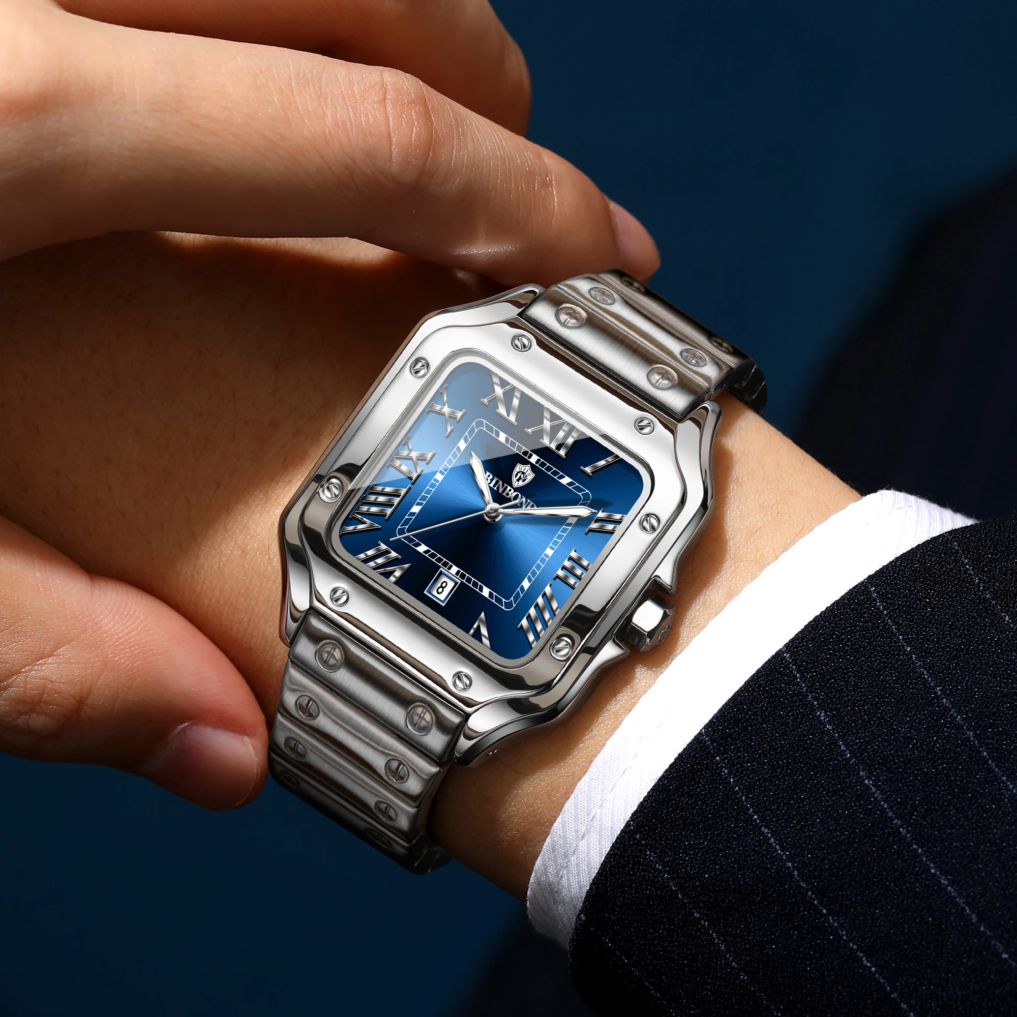 BINBOND New Arrival Original M - Cartier Watch Tank ulasan dan harga