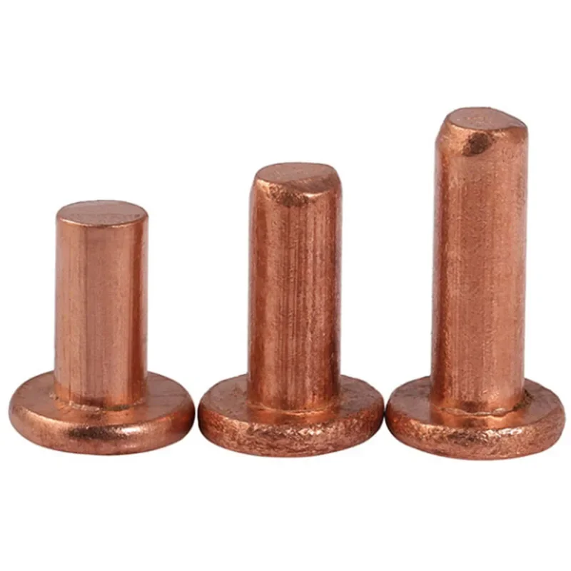 M5 5mm غاطسة رئيس شقة الصلبة النحاس برشام الجوز إدراج المكسرات