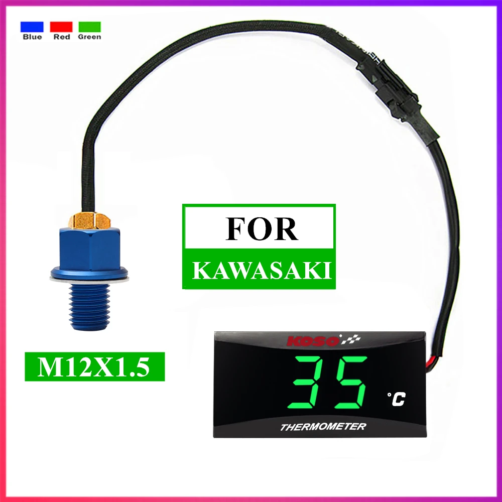 

Motorcycle oil temperature sensor For Kawasaki Ninja 300 650 Version 650 1000 ninja zx10r Z650 ZX-12R temperature gauge