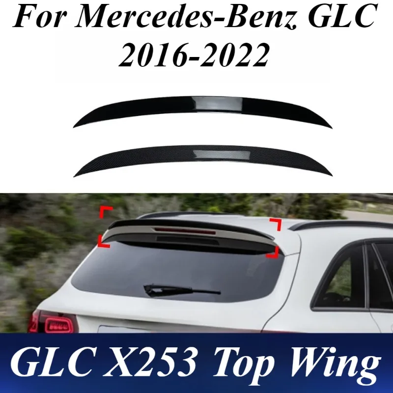 

For Mercedes-Benz GLC X253 2016-2022 AMG-Style Rear Trunk Spoiler ABS Glossy Black Roof Wings Car Styling Exterior Auto Parts