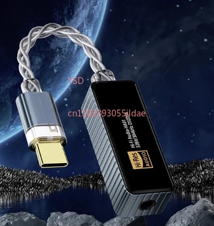 

CS43198 Portable Type-C "Small Tail" DAC & Headphone Amp: DSD256 HiFi Lossless Audio