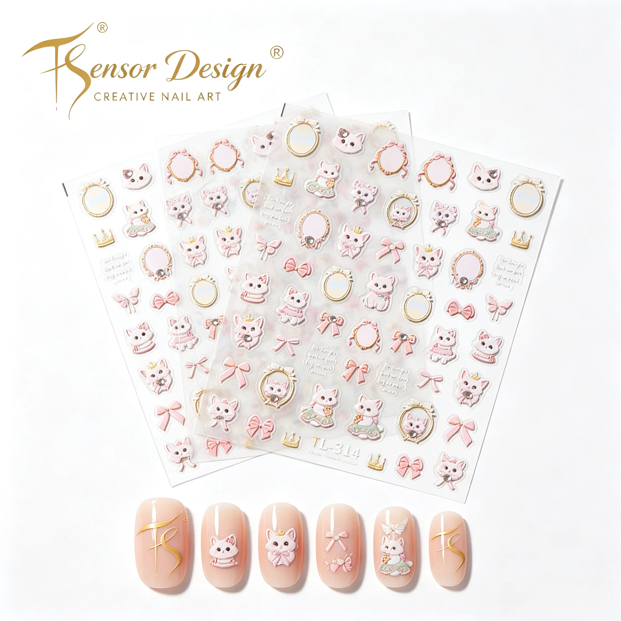 Autocollants 3D TENSOR NAIL Pr - Nail Art Elegan avis et prix