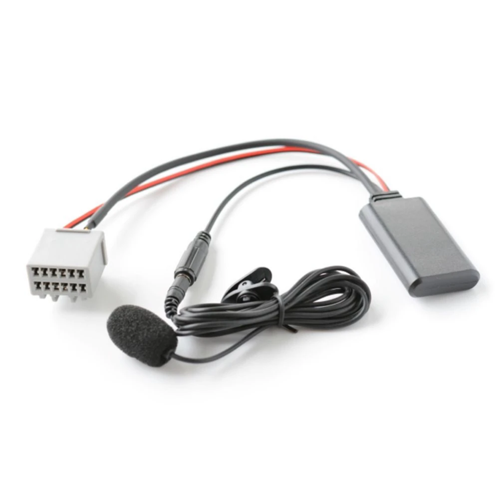 Car Bluetooth Module Music Handfree Mic Aux Input Adapter Cable For Ford Fiesta 2008 2009 2010 Accessories