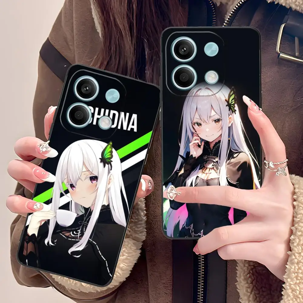 حافظة هاتف محمول ReZero Echidna لهاتف POCO M7 M6 M5 M4 M3 X7 X6 X5 X4 X3 Pro GT 5G غطاء طباعة ملون للهواتف المحمولة فاخرة جدًا #2