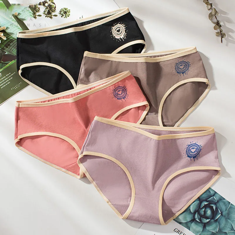 5 Pcs/set Teens Girls Underwear Cotton Adolescent Girls Briefs Soft Teenage Girl Panties Age 8-16 Years Kids Triangle Underpants