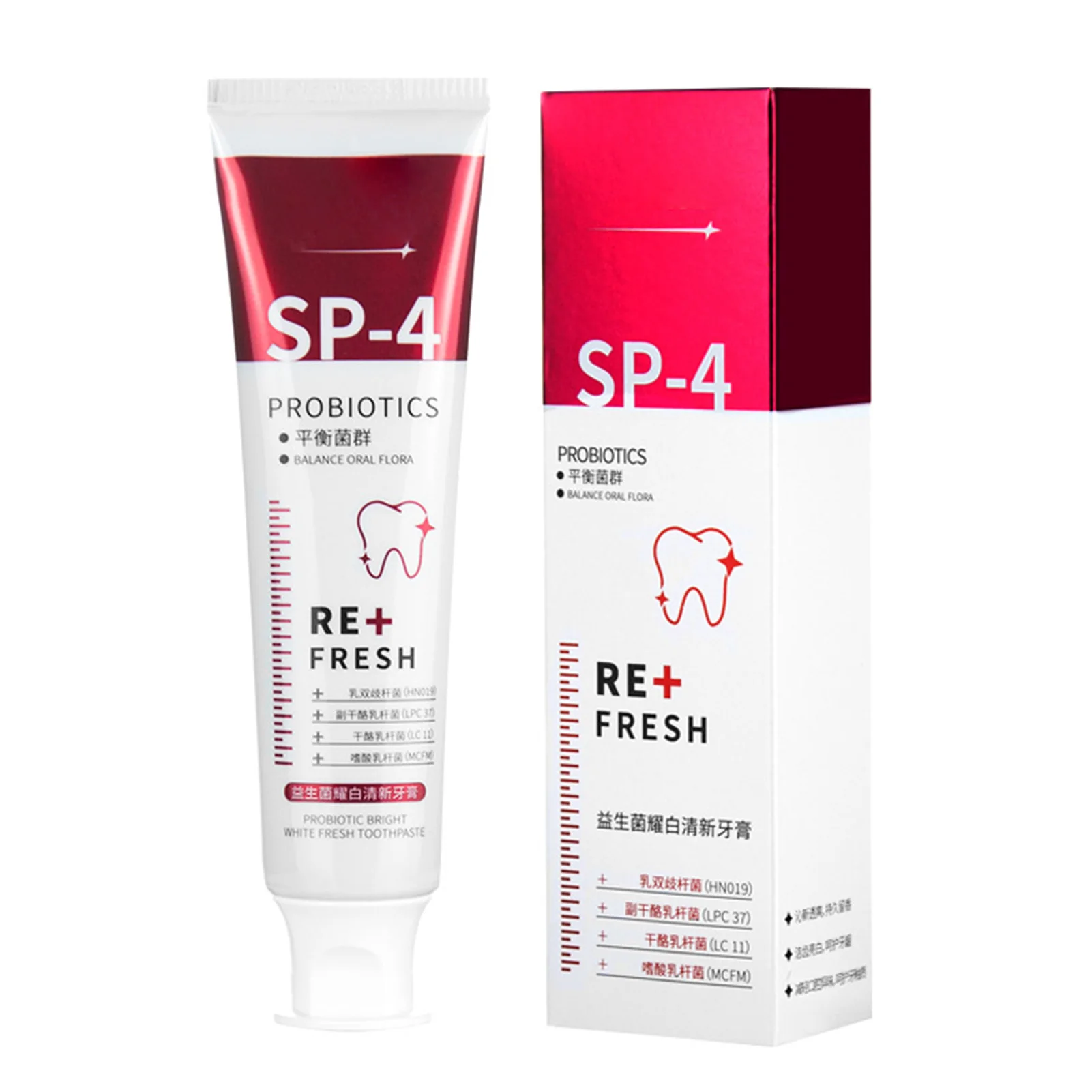 Probiotics Total Whitening Toothpaste Sp-4 Ultra+Whitening Fresh Breath Toothpaste for Remineralizing Sensitive Teeth &