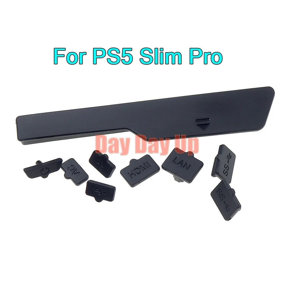 

15sets Dust Plugs Set For Playstation 5 Slim Pro Console Silicone Dust Protector Antidust Cover Dustproof Plug for PS5 Slim/Pro