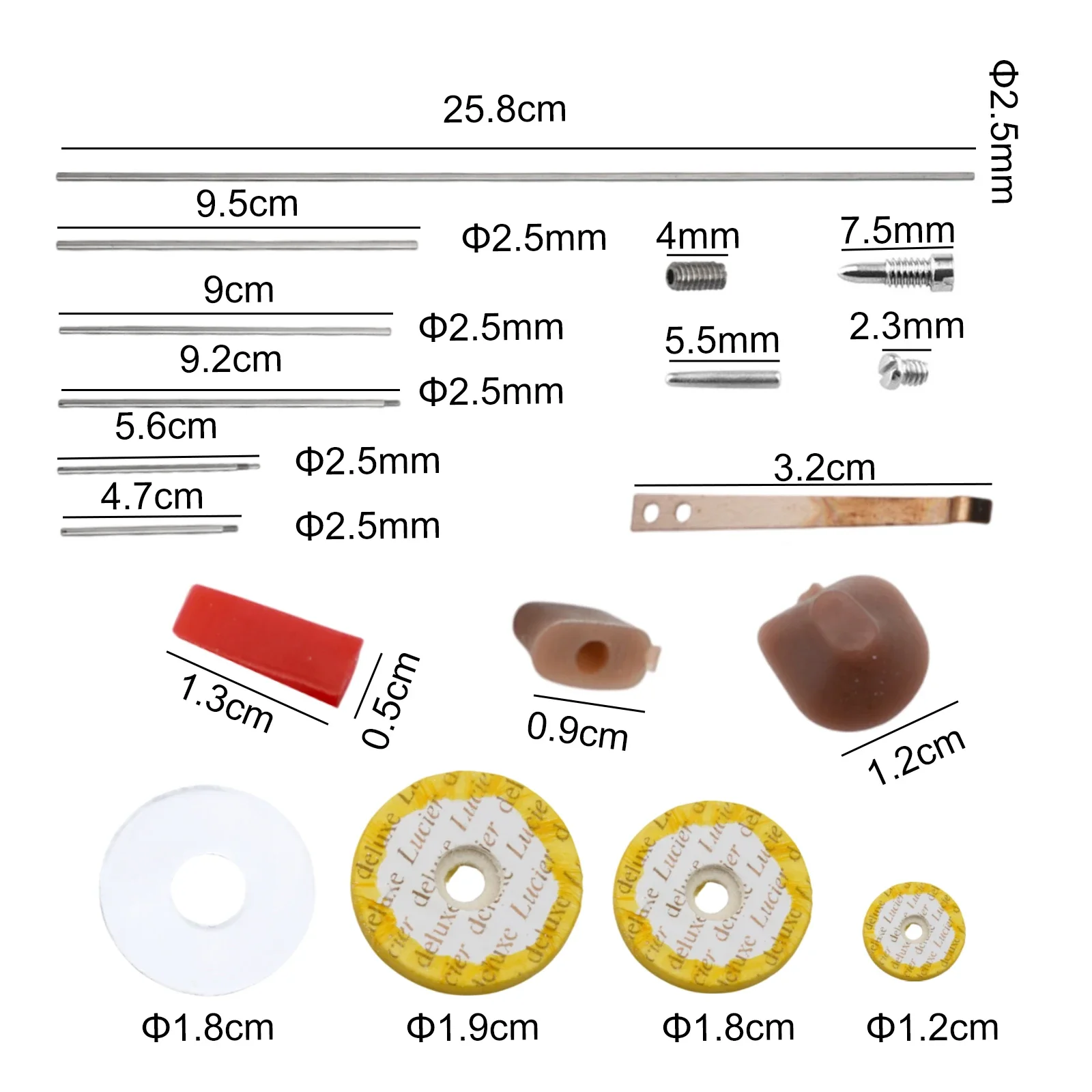 

A Robust Toolkit For Every Musician Contains 70 Pieces Of Essential Equipment Including screws And Protective pads