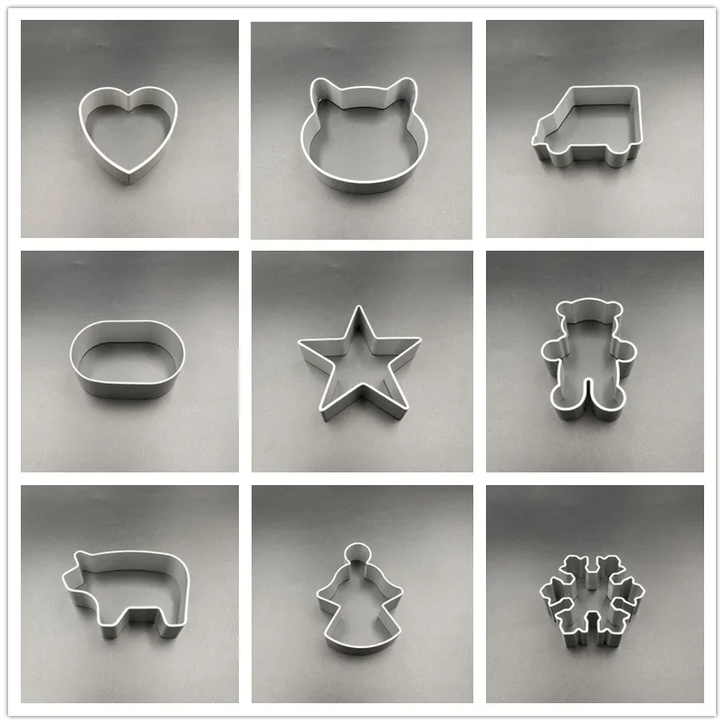 Cookie Cutter Aluminum Alloy Mold DIY Baking Cute Lovely Shape Cookie Molds Cake Kitchen Tools 1 Piece