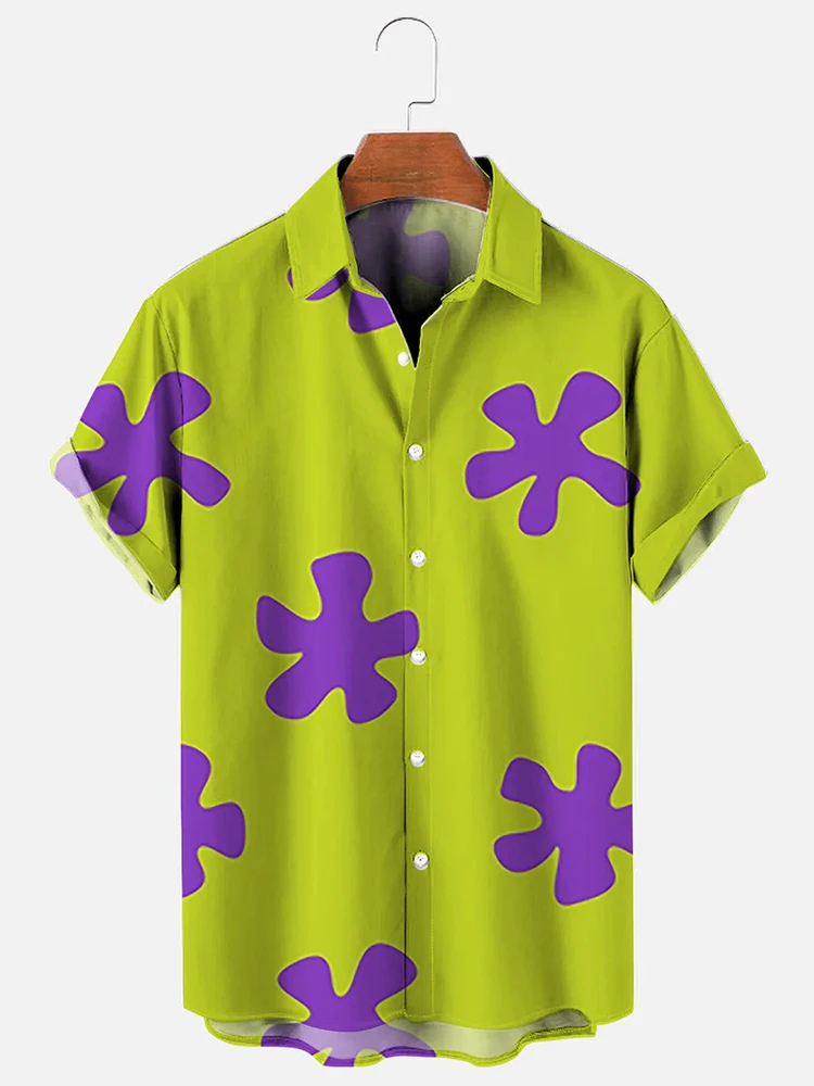 Hawaiianisches Herrenhemd, Sommer, Outdoor, Strand, kurzärmeliges Herrenhemd für den Alltag, lässiges Herrenhemd, Street-Fashion-Herrenhemd