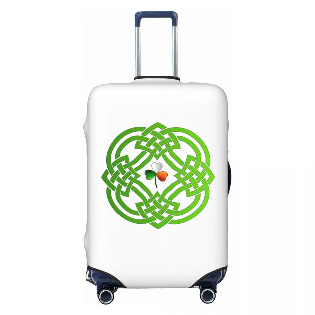 

Custom St. Patrick's Day Luggage Cover Protector Dust Proof Travel Suitcase Covers