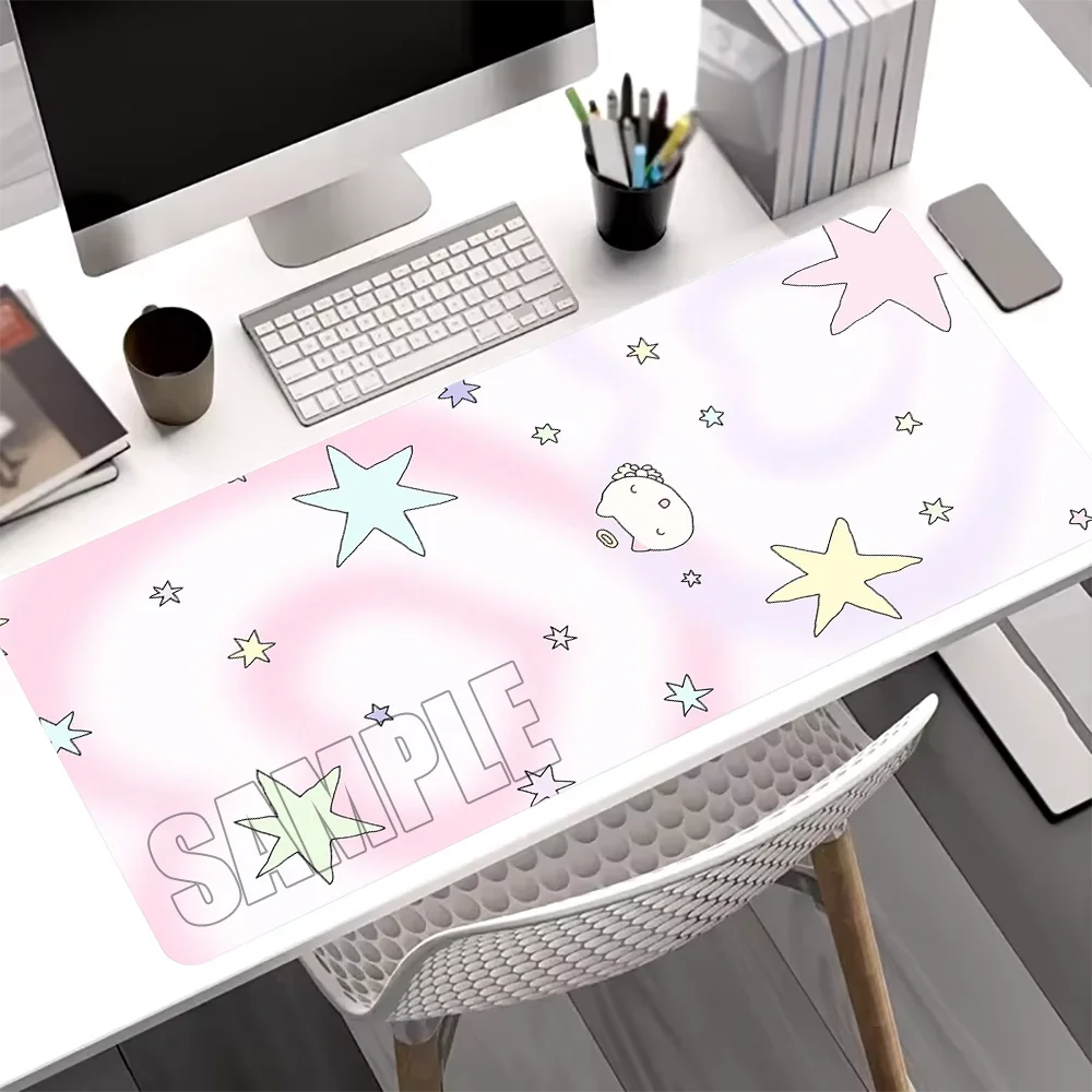 Pc Gaming Pink - XXL Pembe Sevimli Yıldız Karikatürlü Oyun