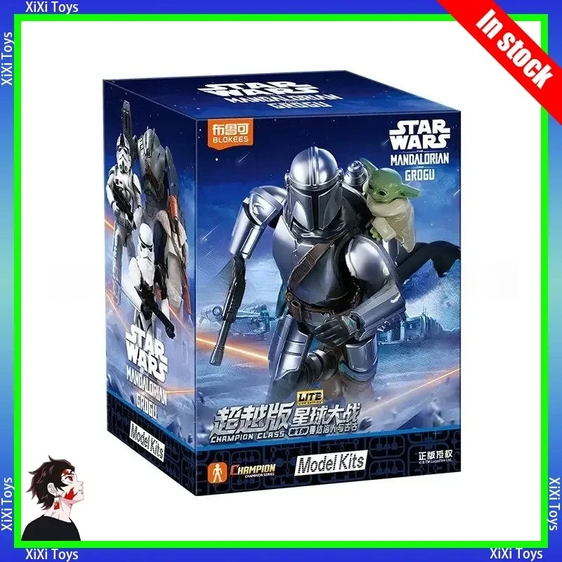 In Stock Blokees Star Wars Blind Box Lite V1 The Mandalorian and Grogu Stormtrooper Action Figure Assembly Model Toys Gift - view 2