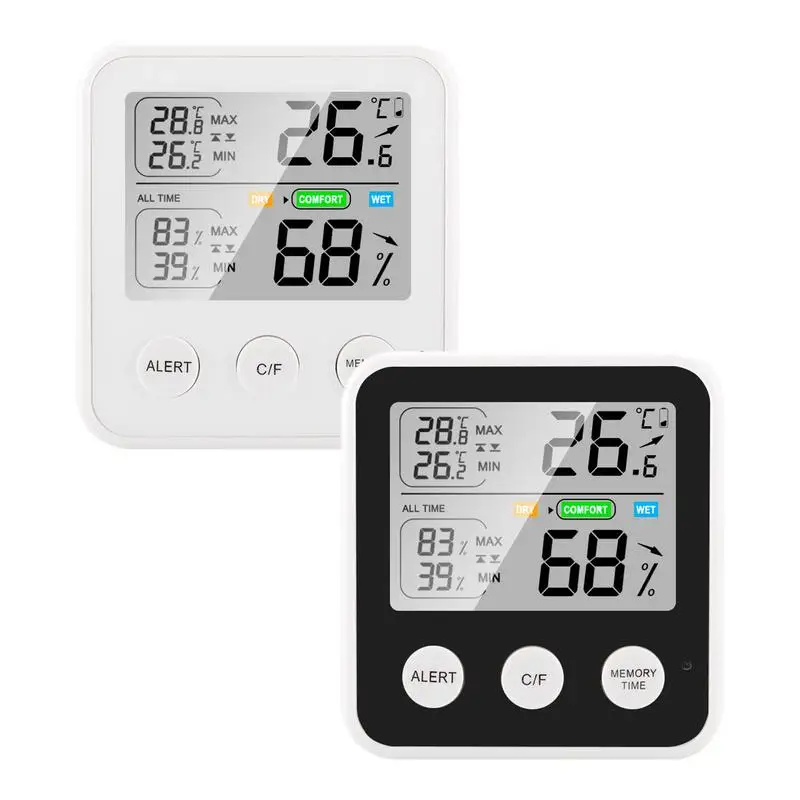 Temperature And Humidity Meter Digital Mini Thermo-Hygrometer Indoor Temperature Meter Room Climate Indicator For Room Air