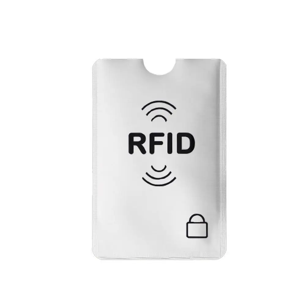 

5pcs Colorful Aluminium RFID Card Holder Anti-theft Reader Lock Passport Protector Sleeves Safety Credit Card Sleeves