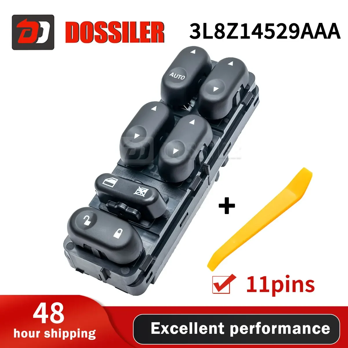 

3L8Z14529AAA Dossiler Master Power Window Switch For Ford Escape 2002-2007 & Mazda Tribute 2001-2006 & Mercury Mariner 2005-2007