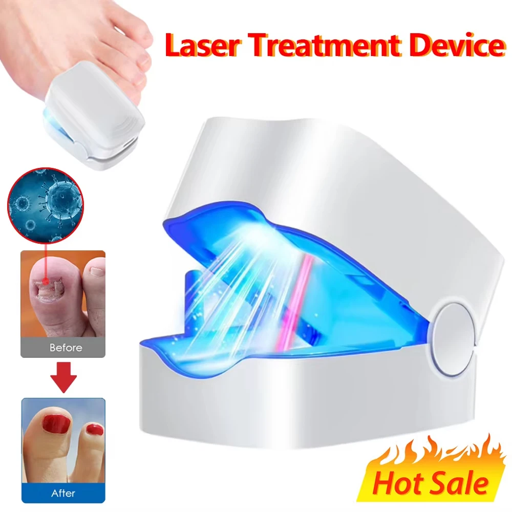 Nail Fungus Laser Treatment Device Repair Toenail Fingernail Fungus Treat Onychomycosis Laser Nails with Mushrooms Relaxation