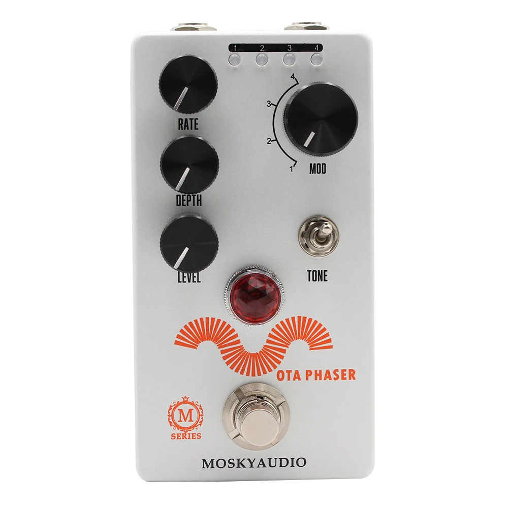 MOSKYAUDIO OTA PHASER Guitar Bass Effect Pedal, Phaser Pedal with True Bypass