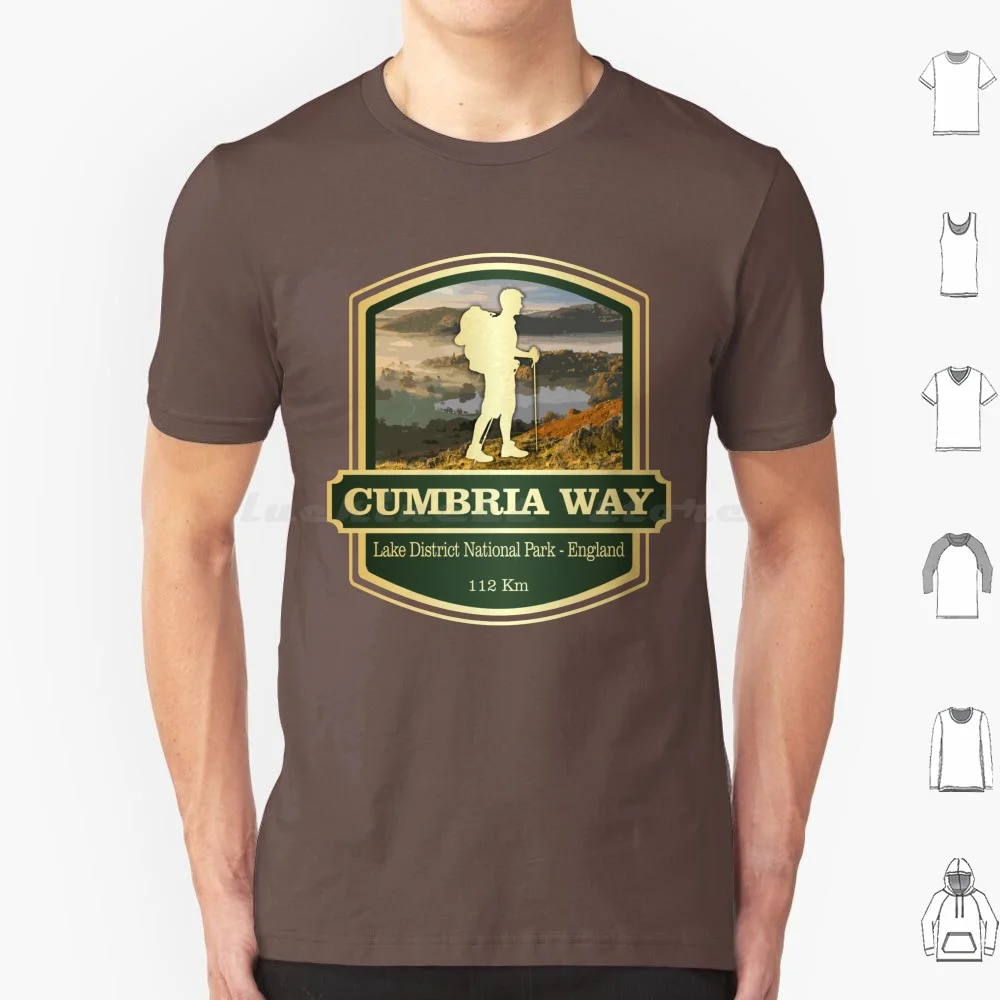 Cumbria Way ( B1 ) T Shirt Cotton Men Women DIY Print The Cumbria Way Carlisle England Cumbria Way English Hiking Trails