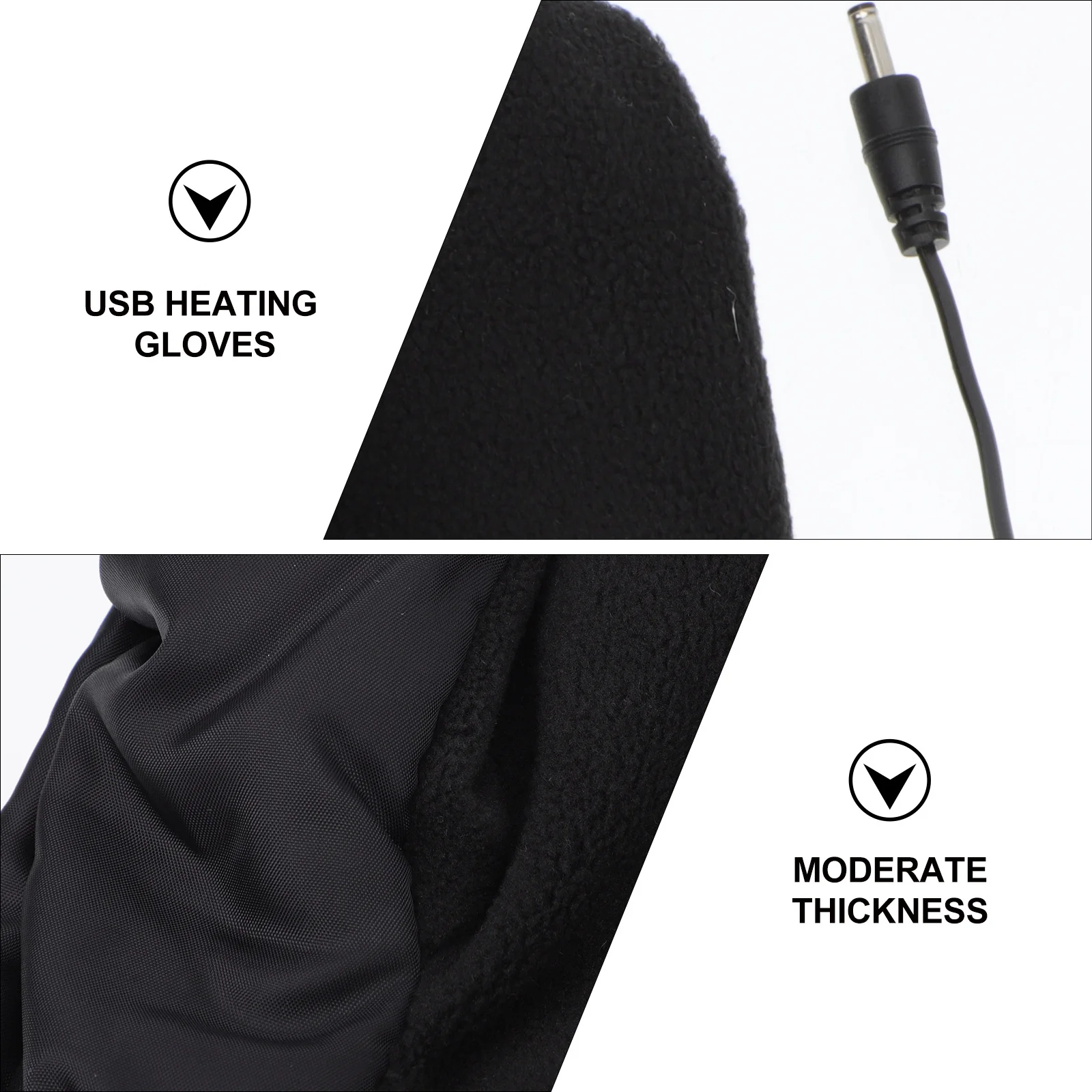 

1Set Smart Electric Heating Gloves Washable Thermal Mitts for Outdoor Winter Sports Skiing Riding Climbing Thermal Mitts