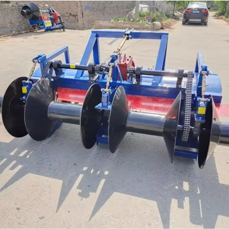 New Type Of Integrated Machine For Vegetable Planting Trenching And Ridge Formation Traction And Suspension Type Machine