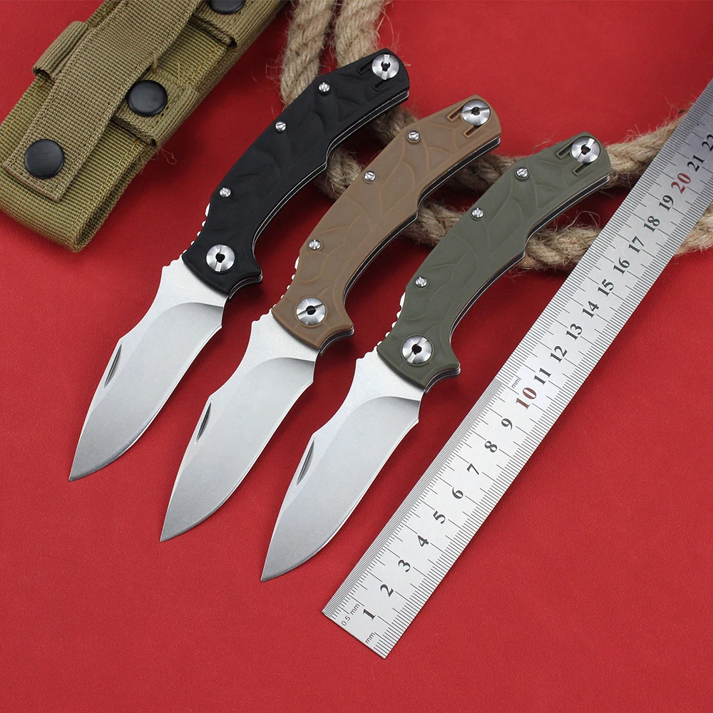 New Pocket Folding Knife 2025 60HRC High Hardness Outdoor Military Tactical Combat Survival Hunting Knives Self defense EDC Tool