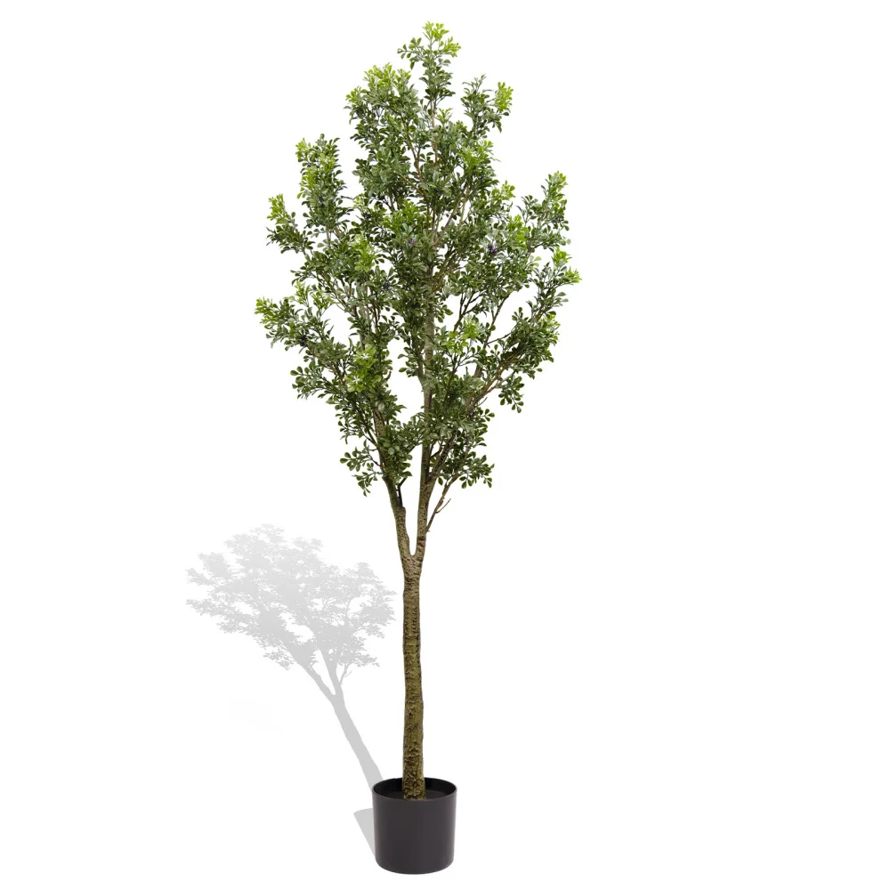 

6FT Artificial Tree Tall Lifelike Greenery Plant Realistic Faux Potted Tree for Indoor Home Office LivingRoom Bedroom Decoration