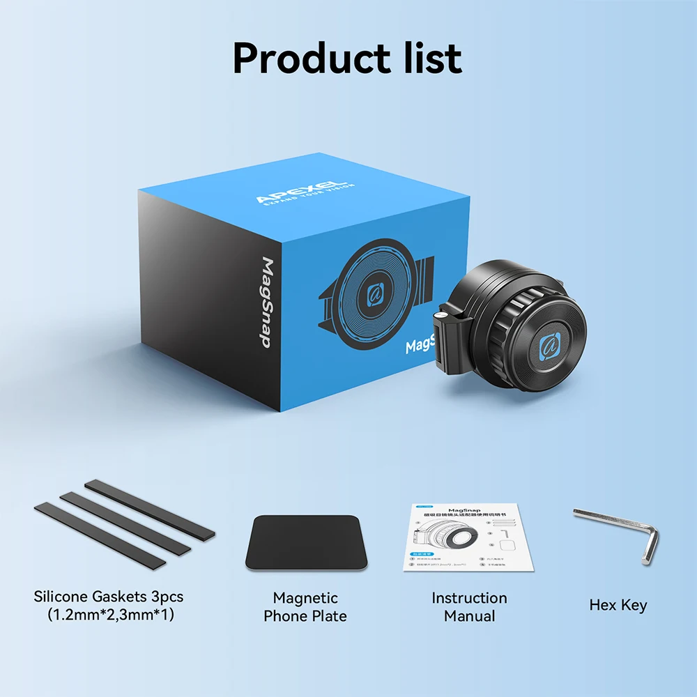 APEXEL Magnetic Phone Mount Phone Telescope Connector for Astronomical & Monocular Telescopes Accessory (2 Sizes Available)