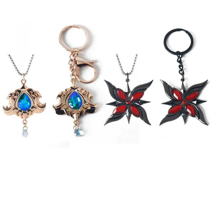 

Game Genshin Impact Fontaine Furina Neuvillette Cosplay Necklace Pendant Choker Jewelry Party Accessories Gifts