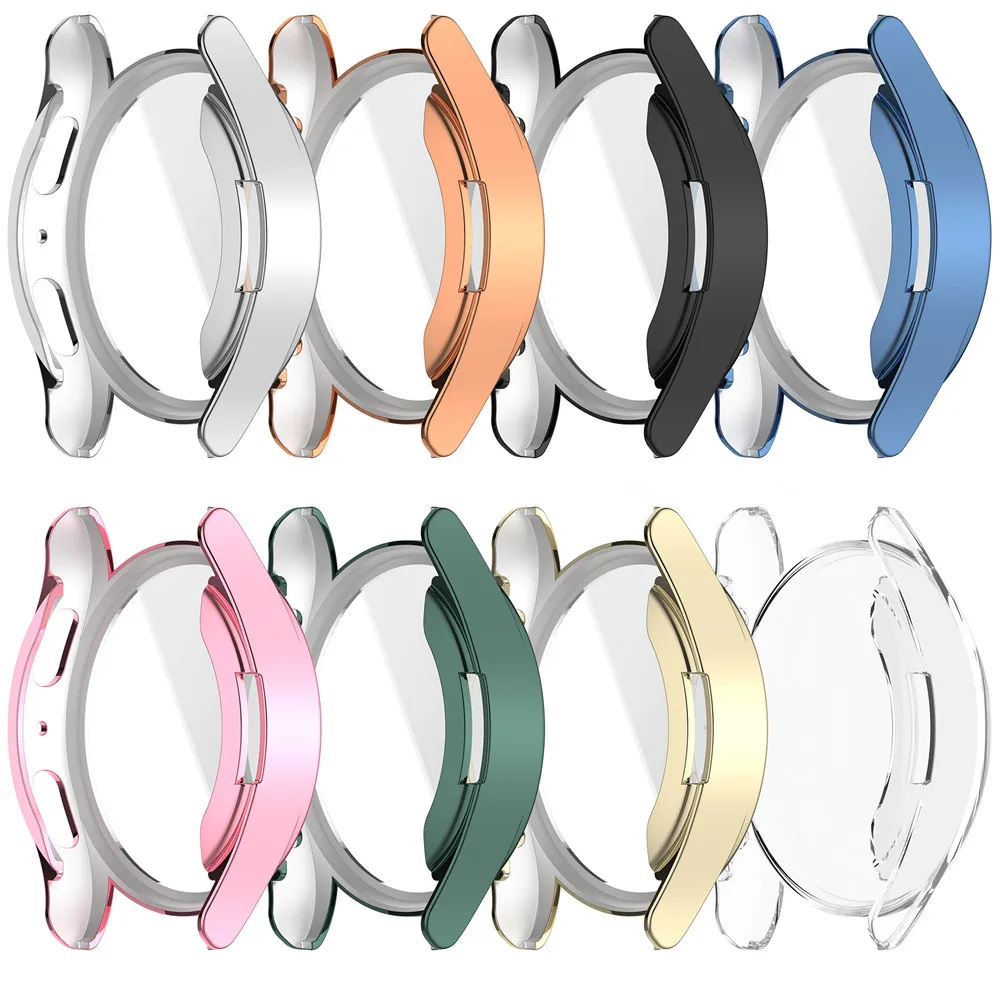 TPU Soft Cases for Samsung Watch 7 40mm 44mm Bumper Frame Plated Cover Case Protective Clear Shell