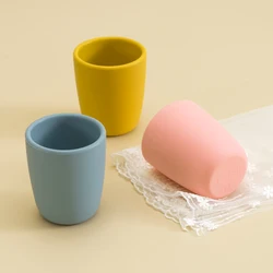 Baby Voeding Cup Water Fles Voor Kinderen Food Grade Siliconen Bebe Leren Om Te Drinken Cup Voor Kinderen Baby Accessoires Pasgeboren