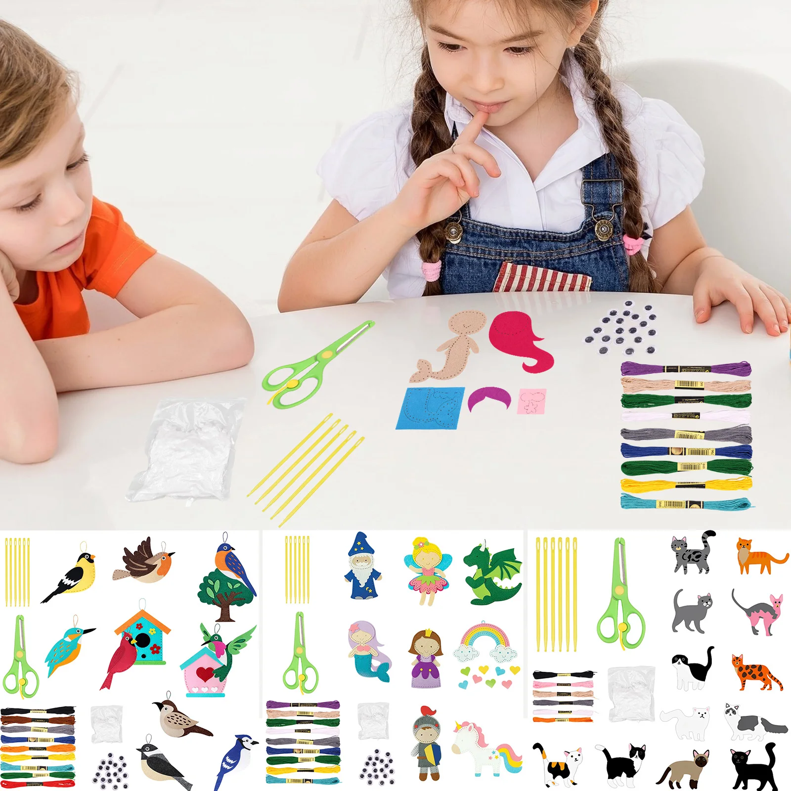 animal-feltro-costura-artesanato-conjunto-fun-animal-diy-artesanato-e-costura-conjunto-com-instrucoes-8-12pcs