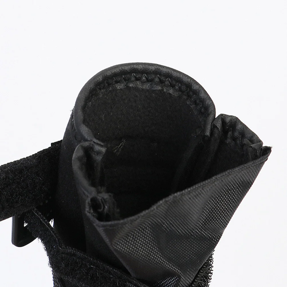 

4Pcs Pet Night Glow Waterproof Rain Shoes Flexible PVC Rubber Anti-Slip Dog Puppy Boots Candy Colors Size 1 Black Beach Wooden