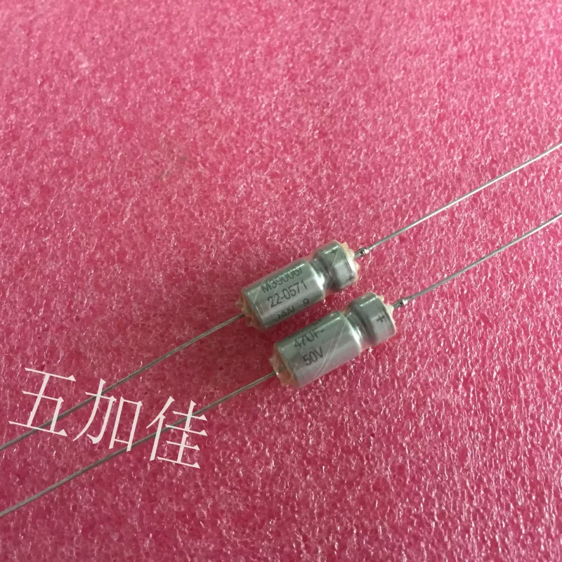 

M39006/22-0571 50V47UF American polarized JAN axial liquid silver tantalum capacitor