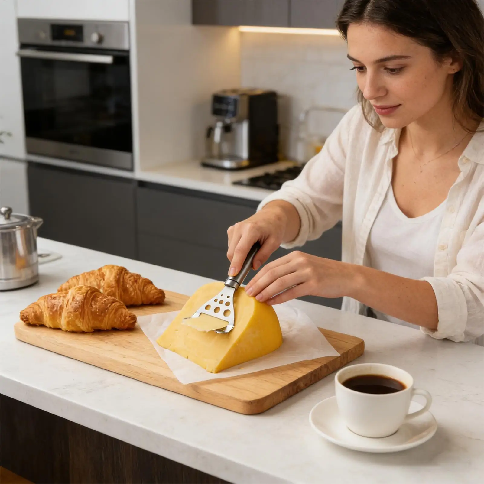 Cheese Cutter Manual Kitchen Tools Handheld Cheese Block Cutter For Gruyere Raclette Mozzarella Butter Food Home Apartment Dorm