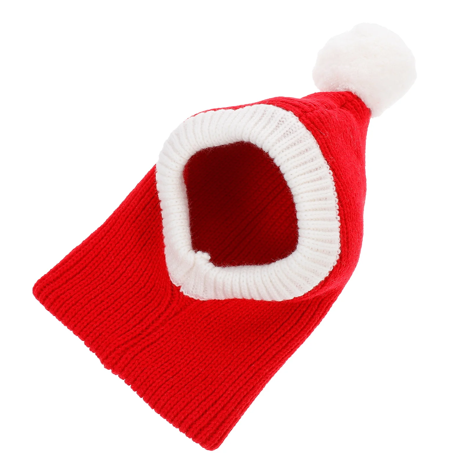 

Pet Christmas Hat Red Woolen Winter Warm Hat Size Comfortable Adorable Dog Puppy Party Photo Accessories