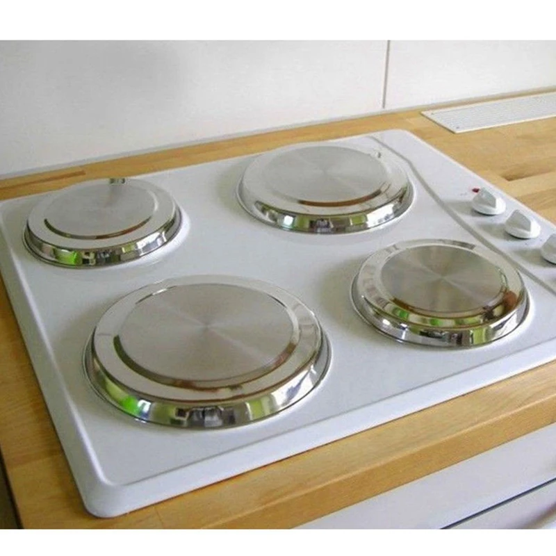 4Pcs Stainless Steel Hob Covers Stove Plate Top Cooker Protector Kit Set Utensils 17/21CM Kitchen Accessories-A23R - view 6