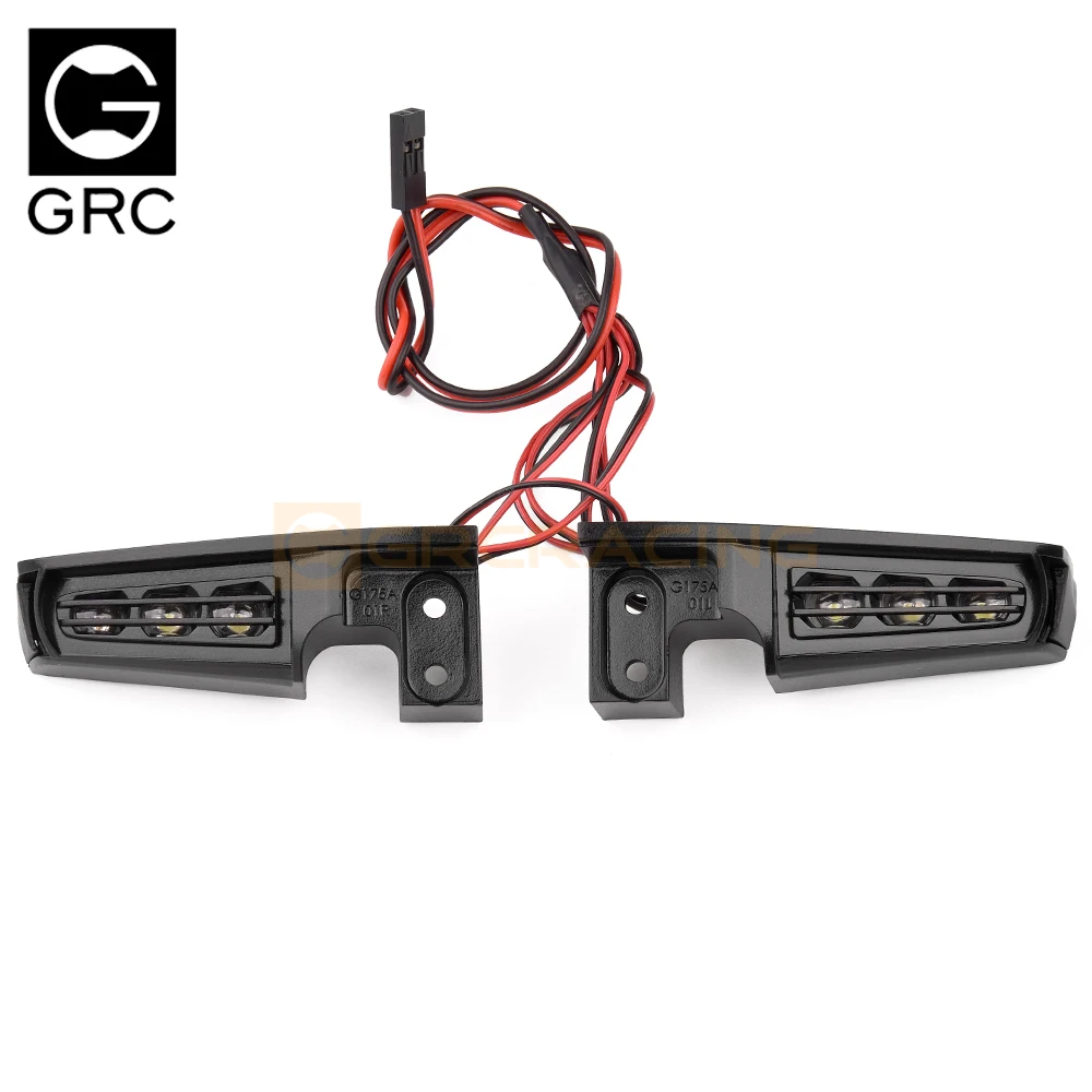 Front Bumper Spotlight/Fog Lamp/Headlight Abs Material For 1/10 Rc Crawler Car Traxxas Trx-4 92076-4 Bronco Parts