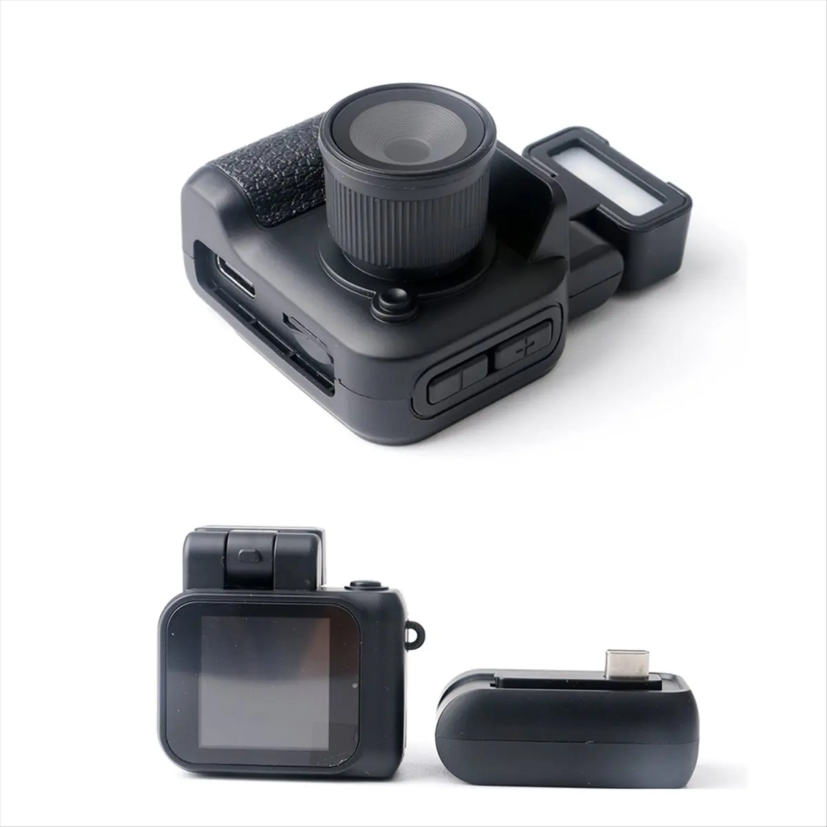 

Мини-камера M05K в стиле монорефлекс с HD1080P CMOS, ЖК-экраном, вспышкой и зарядной док-станцией, портативный видеорегистратор DV, черный