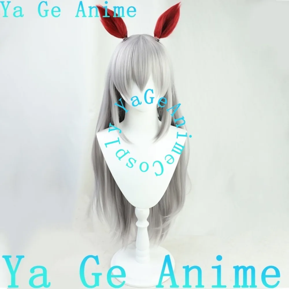야 게 애니메이션 우마 무스메 프리티 더비 타마모 크로스 코스프레 가발 귀와 꼬리 포함 애니메이션 게임 할로윈 리얼리티 쇼 가발