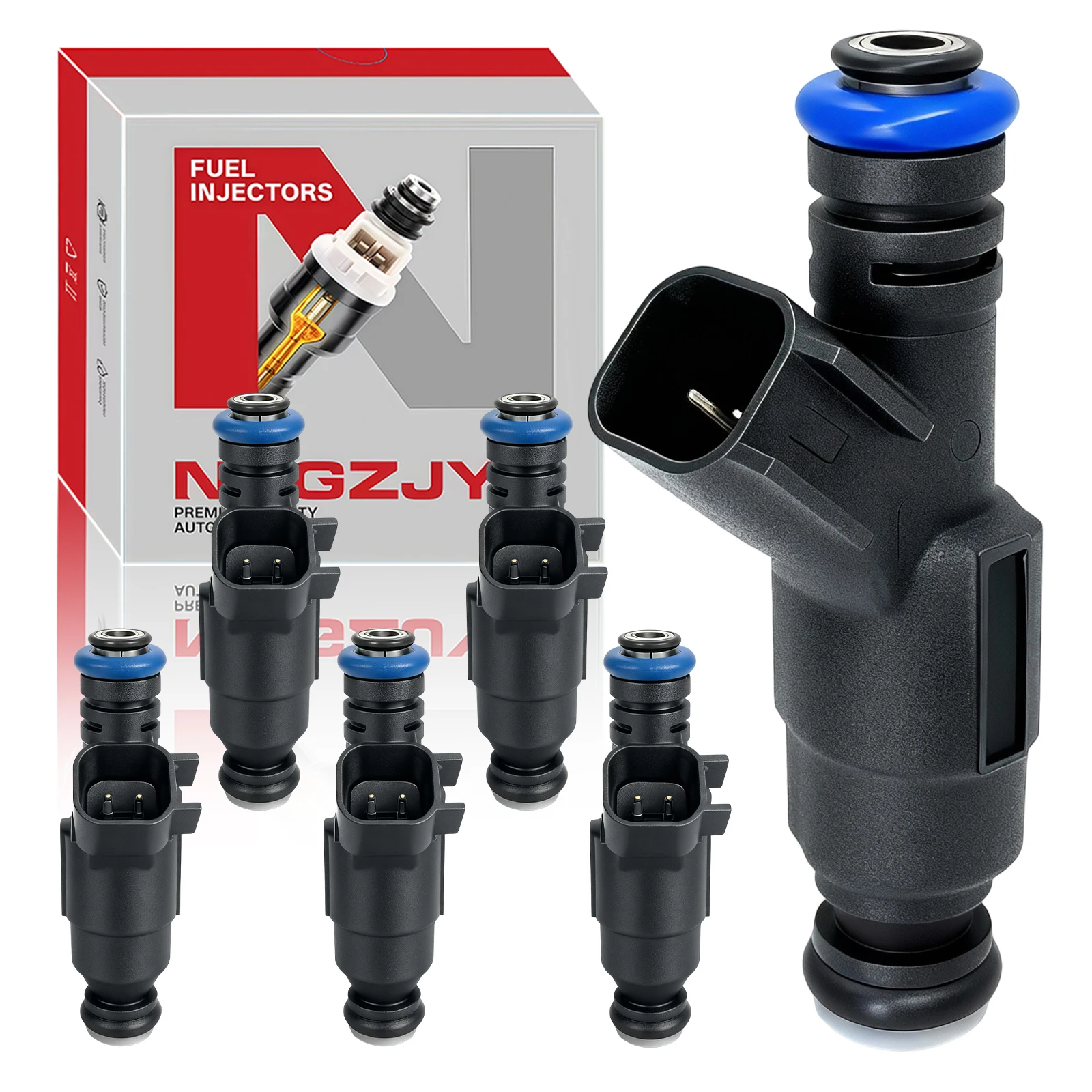 6 uds inyectores de combustible 0280155784 para Jeep Cherokee Grand Cherokee Wrangler 4.0L Dodge Ram 1500 2500/3500 Van 5.2L 1999-2004