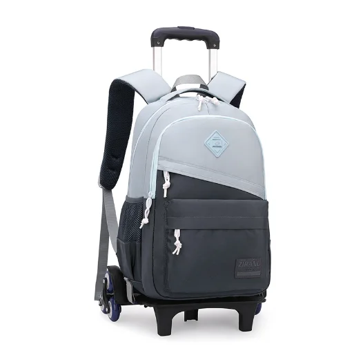 Wheeled school bags Men's Backpacks Teens with wheels for Boys College School Rucksack Trolley Schoolbag Rolling Backpack Laptop