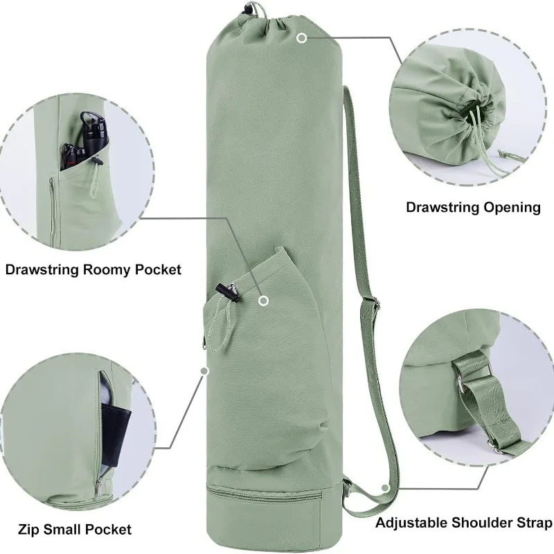 Yoga Mat Handheld Training Backpack Multifunctional Spine Calf Sports Fitness Bag Yoga Mat Bag