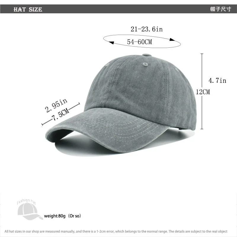 Hat Female Light Board Washed Baseball Cap Fashion Male Outdoor Sports Sun Visor Golf Duck Tongue Caps Golf Hats Men Hat