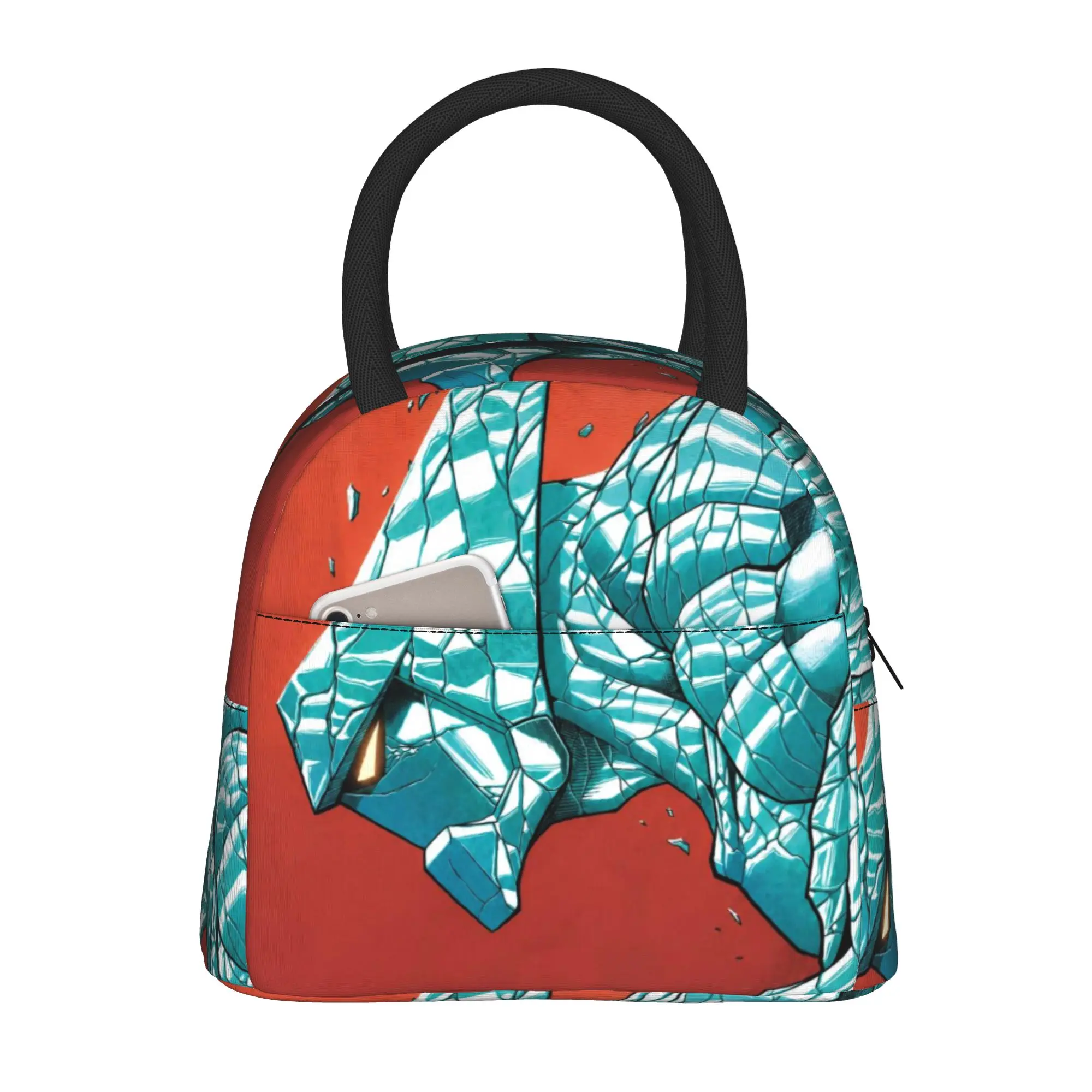 Back to school season Lunch Bag Ben10 Diamondhead Alien Print Large Capacity Super Quality Personalised Snack Storage Lunch Bag