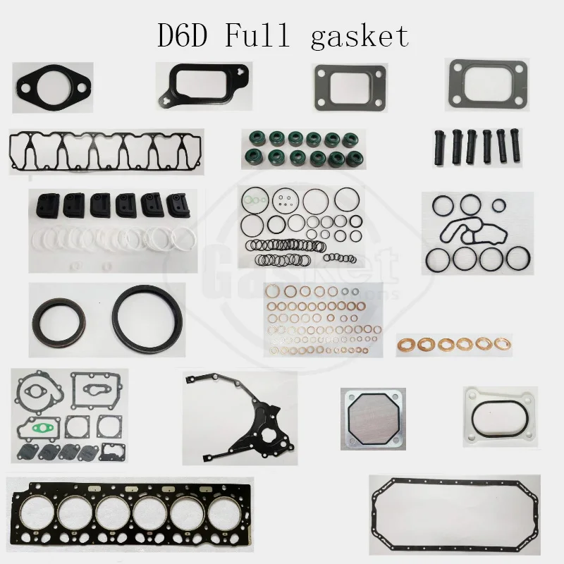 Full Gasket Kit For Volvo D6D BF6M2012EC BF6M2012FC D6E TCD2012 L06 Machinery automobile Engine Spare Parts EOV15011856