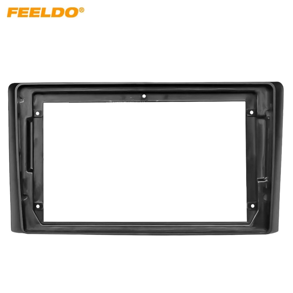Audio del coche 9 "pantalla grande unidad principal tablero Fascia Panel marco Kit adaptador para Iveco Daily Ousheng 2017+