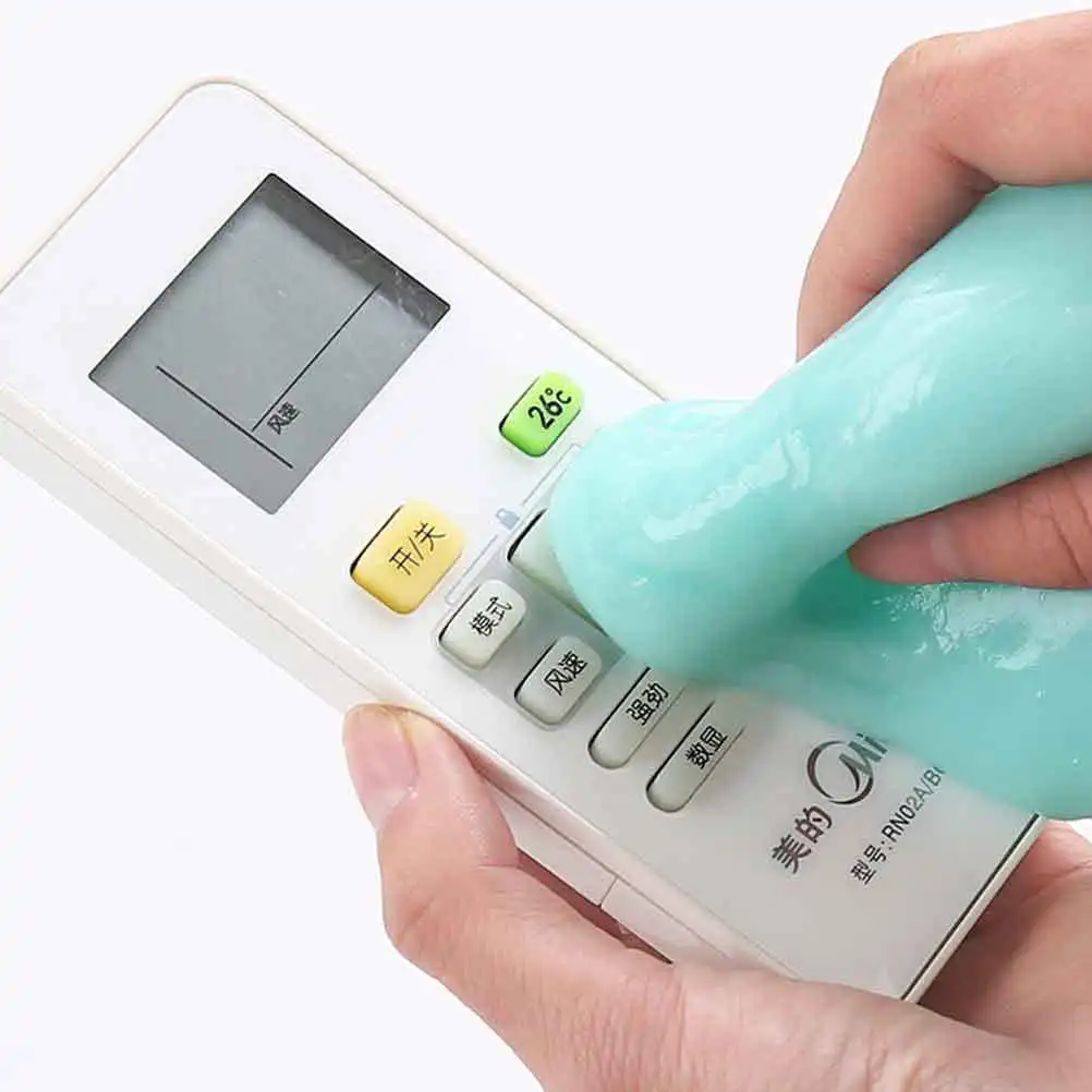 

1pc Keyboard Clay Sky-Blue Multi-Purpose Cleaning Gel For Laptop Keyboard Calculator Rugged Surfaces Dust Removal Tool Camera