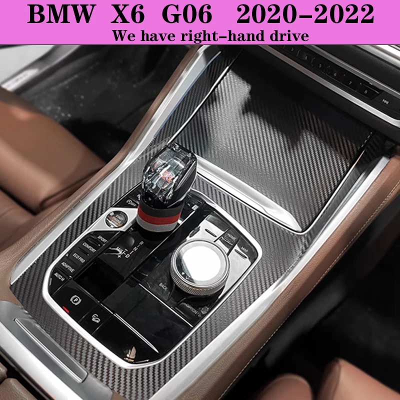 

Suitable for G06 Interior Stickers, Carbon Fiber Modified Film for Central Control Gear Shift for BMW X6 2020-2022