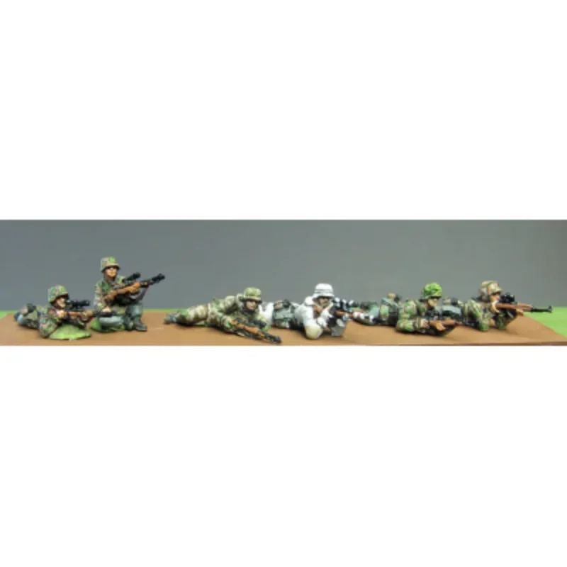 

1/72 Scale Resin Figure Assembled Model Kit Sniper 6 Person Scene Configuration Unassembled and Unpainted Diorama Toys